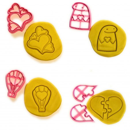 Pack Cortante para Galletitas San Valentin