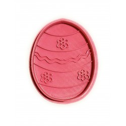 Cortante + Sello para Galletitas Pascuas Huevo Flores