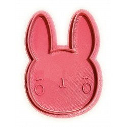 Cortante + Sello para Galletitas Pascuas Conejito Perfil