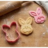 Cortante + Sello para Galletitas Pascuas Conejito Cara 2